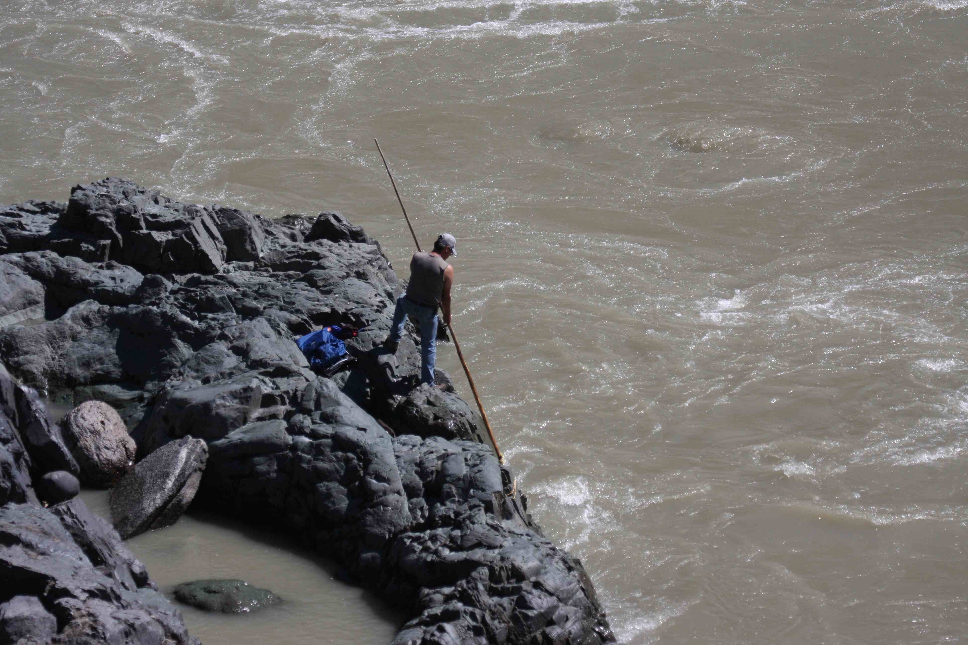 Dip fishery Bridge River Dip fishery Bridge River