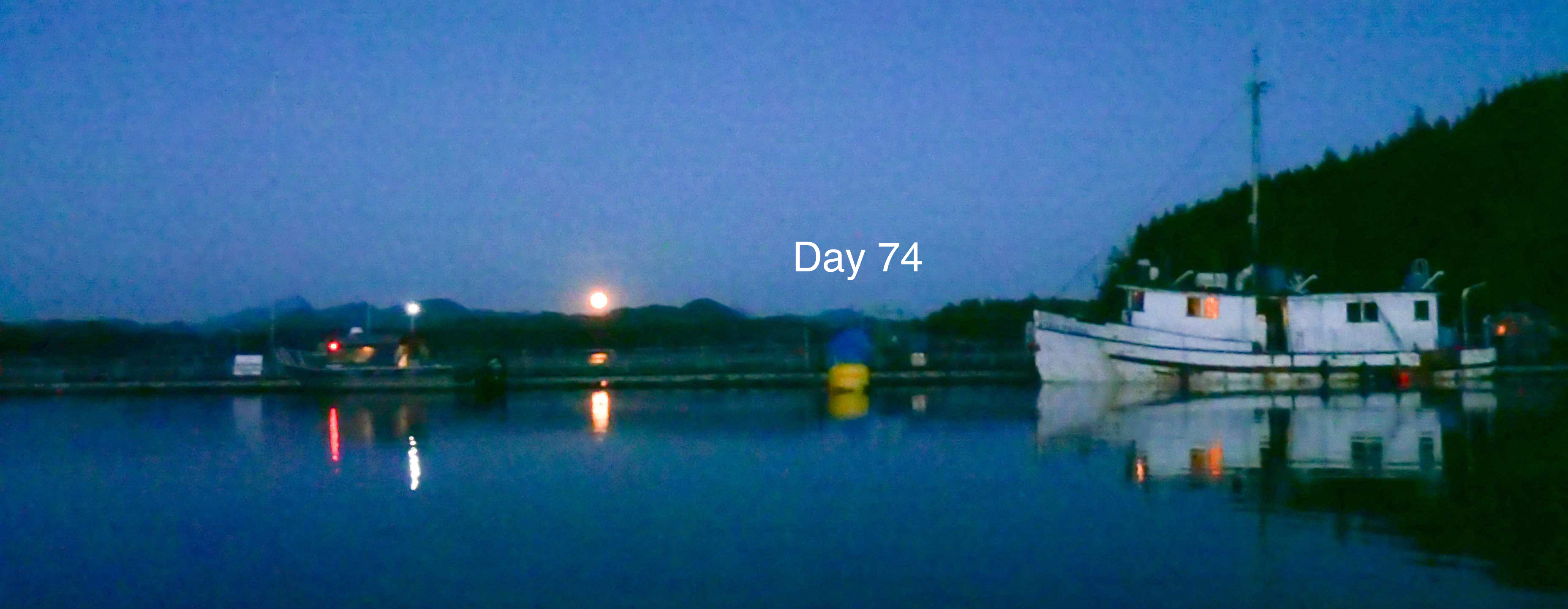 Moonrise over Midsummer Day 74 Moonrise over Midsummer Day 74
