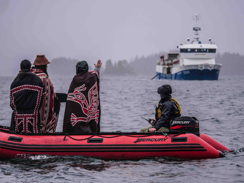 Orca Chief  arrives sm